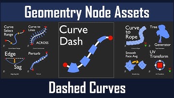 Geometry Node Assets: Dashed Curves