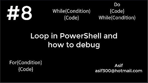 PowerShell Loop