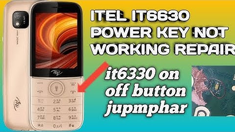 Itel it6330 power key not working repair ( पावर बटन रिपेयरिंग)