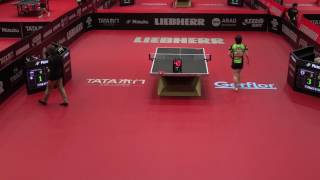 女子シングルス2回戦 石川佳純 vs ノスコワ 第4ゲーム