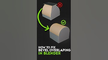 How to Fix Bevel Overlapping in Blender #shorts