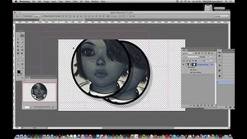Crop image in circle shape using Photoshop tutorial