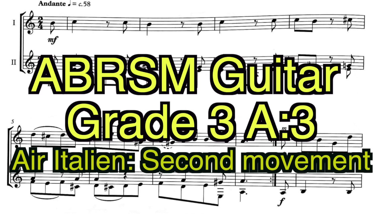 Guitar Exam Pieces - ABRSM CD from with 2019 Grade 3 Selected