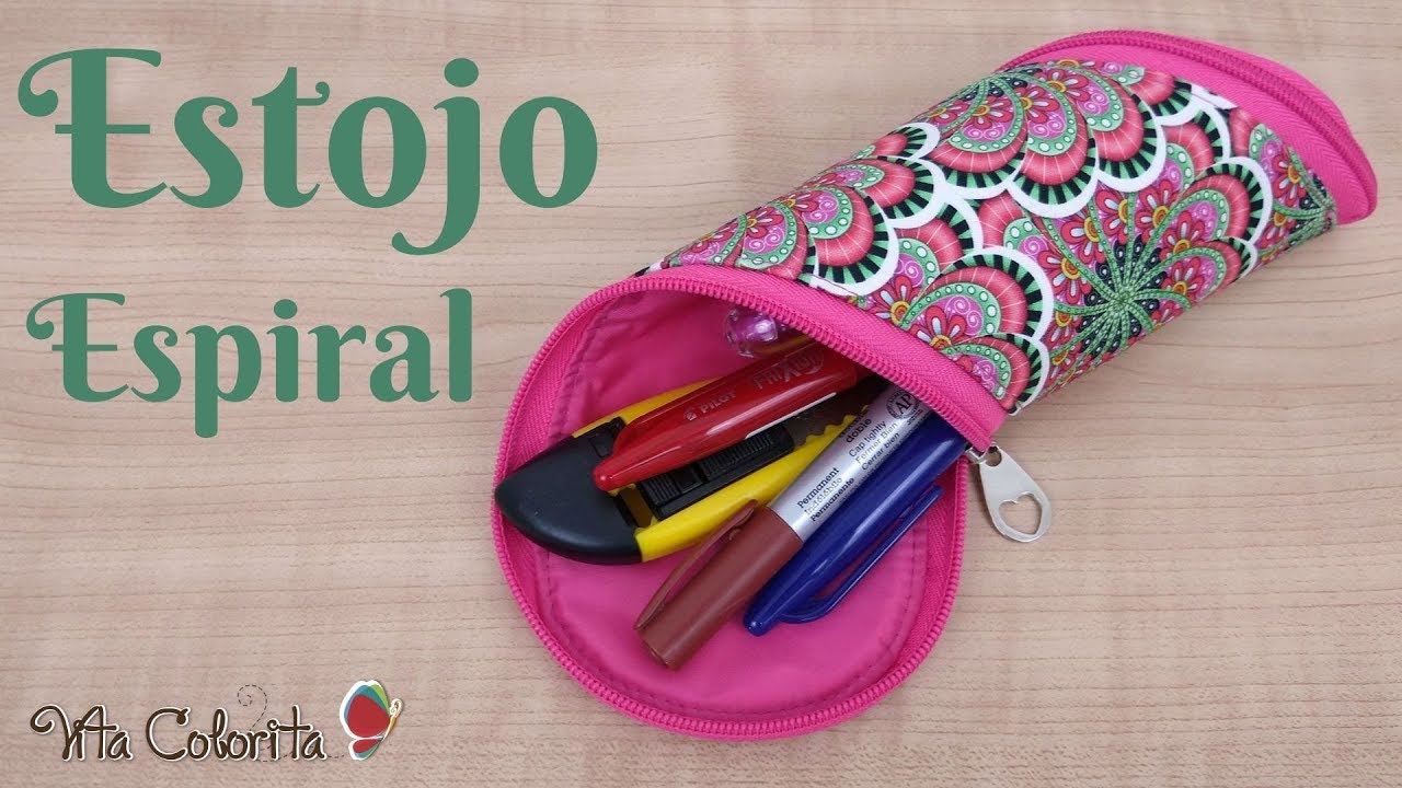 Passo a passo | Estojo Espiral (fácil)