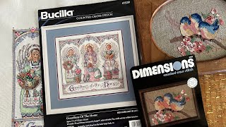 : 2  Dimensions Bluebird Trio 6569 Bucilla Guardians of the home 41539