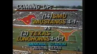 Oct 1984 - SMU Mustangs at Texas Longhorns (3+ Quarters, No further scoring) thumbnail