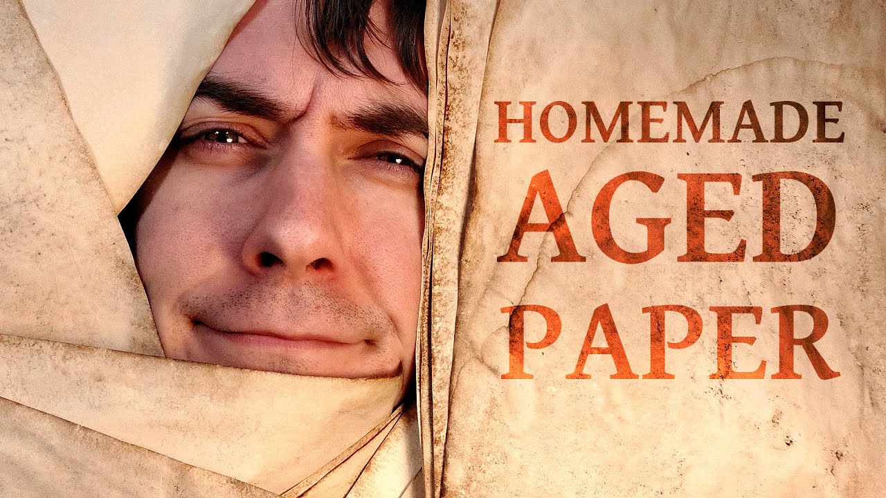 How To Create Authentic Looking Aged Paper In Three Minutes - Film Props 