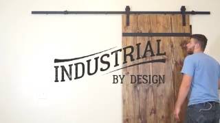 StepByStep Barn Door Hardware Installation  Industrial By Design