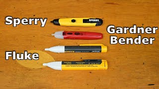 Non Contact Voltage Tester / Detector - Fluke vs Sperry vs Gardner Bender by SomeGuy's Garage 1,572 views 5 months ago 5 minutes, 37 seconds