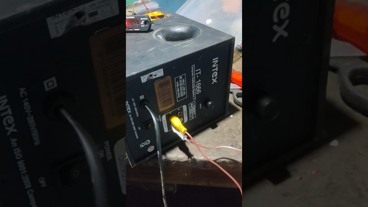 Intex it 1666 home theater repair | huming problem solved |