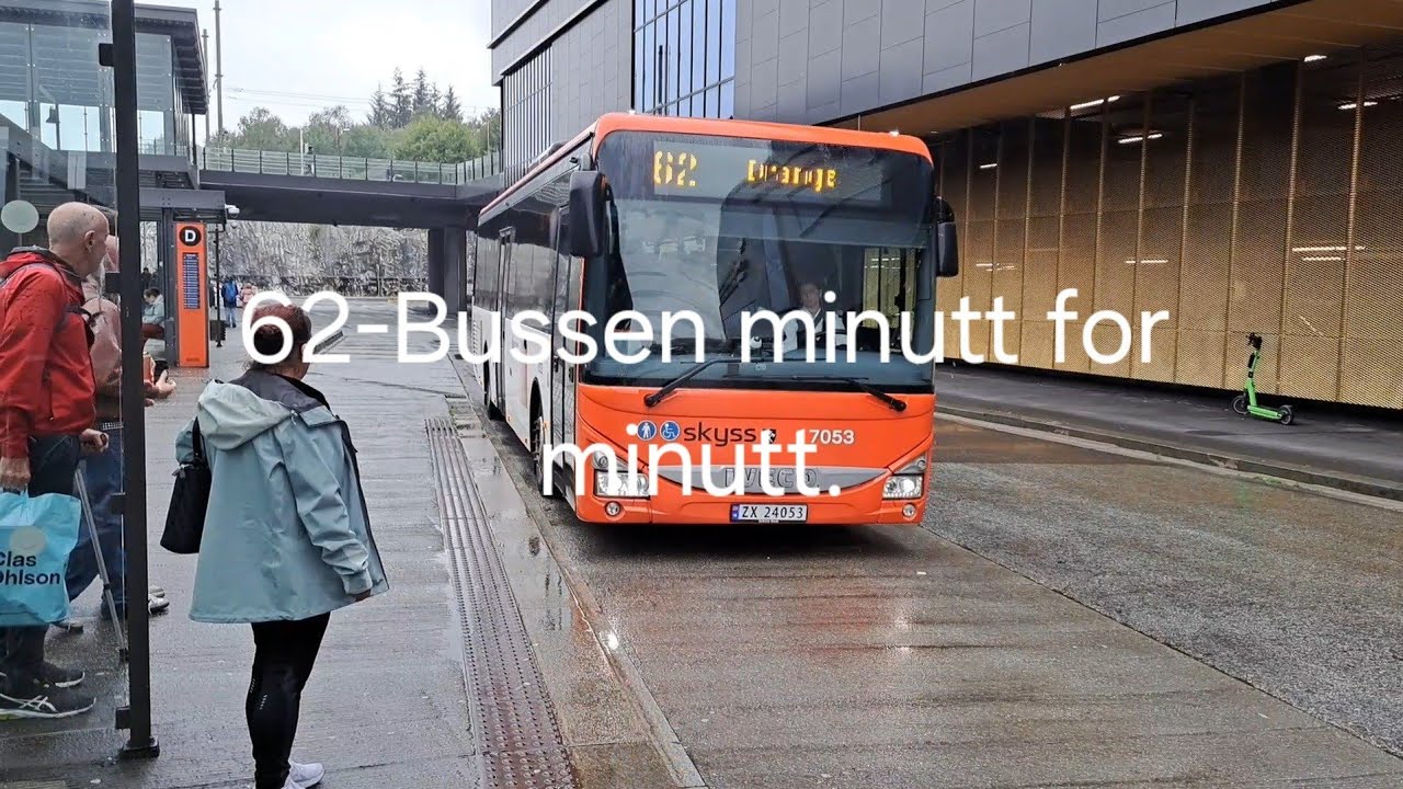 Reise med Iveco Crossway LE 12m, linje 62, Lagunen terminal