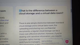 What is the Difference Between A Cloud Storage and a Virtual Data Room