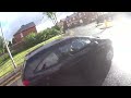 Straight onto a roundabout without even looking - Cyclist near miss CORSA reg WR59 EGE Hindley Wigan