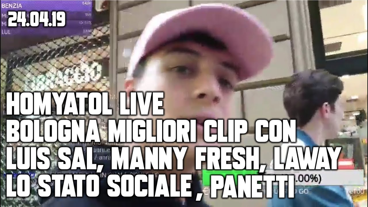 Homyatol live - Bologna con Luis, Manny Fresh, Laway, Lodo e Panetti MIGLIORI CLIP