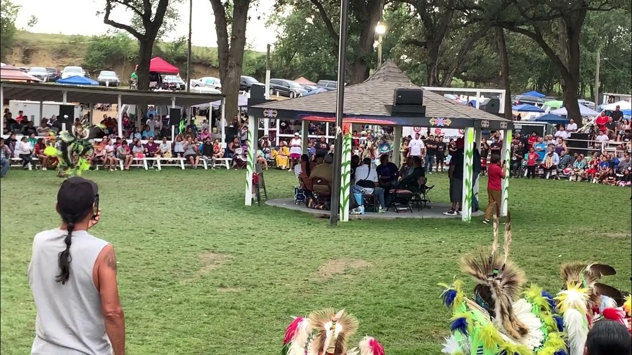 Mens fancy Memorial special, August 14, 2022 Macy Nebraska pow wow