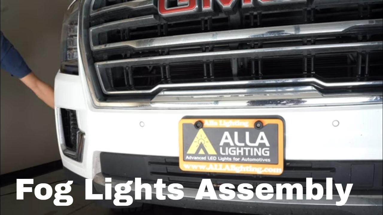How to Replace | Change | Remove GMC Yukon Fog Lights Assembly? - YouTube