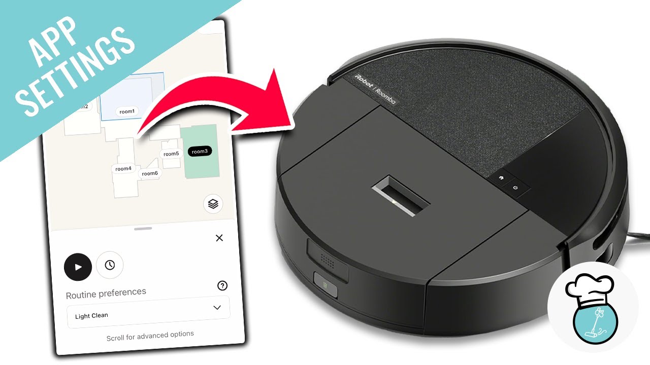 Настройки приложения iRobot Roomba 205