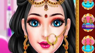 New indian wedding beauty salon game||girl games|@StylishGamerr |makup dressup game screenshot 5