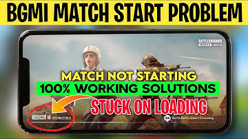 BGMI Match Start Problem | BGMI match not starting|bgmi loading problem|bgmi not enter match problem
