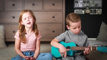Twinkle Twinkle Little Star - Claire Crosby yang berusia 7 tahun dengan Carson Crosby yang berusia 5 tahun bermain Ukulele!
