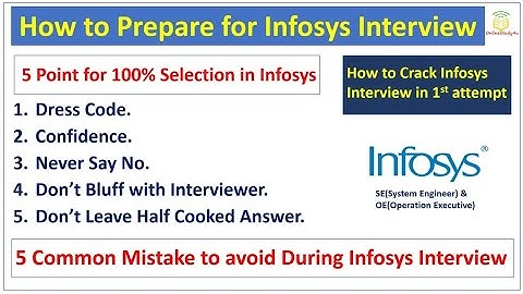 Infosys Interview: How to Crack in first attempt | 5 Point for 100% selection in Infosys Interview