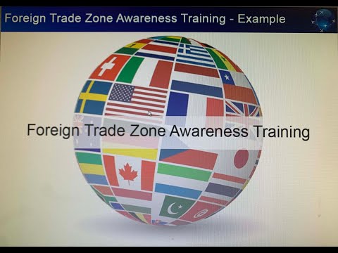 Foreign Trade Zone Awareness eLearning - Voice-Over by Rory O’Shea