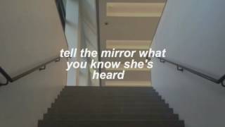 Video thumbnail of "billie eilish | idontwannabeyouanymore lyrics"
