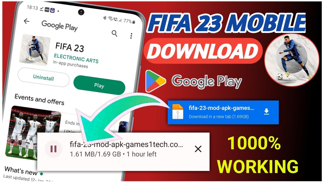 😍 FIFA 23 MOBILE DOWNLOAD HOW TO DOWNLOAD FIFA 23 ANDROID & IOS #fifa