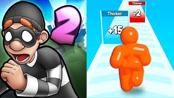 Robbery Bob 2 vs Tall Man Run Gameplay Android,ios Part 20
