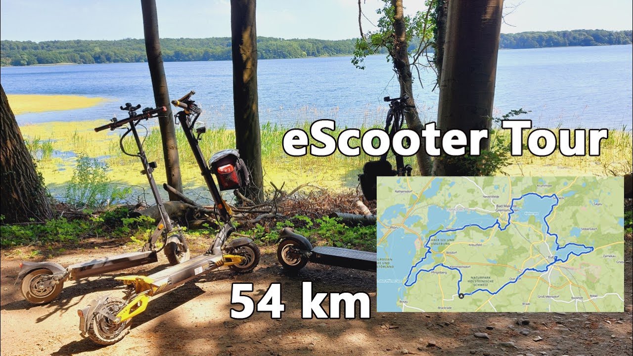 eScooter Tour großer Plöner See - 54 km Runde