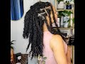 💮  JASMINE LOCS - install video - *teen stage* faux locs w/ curly ends 💮  individual crochet