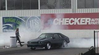 79 Capri 86 Mustang Drag Race