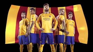Новая форма Барселоны на сезон 2015 - 2016 ||HD||