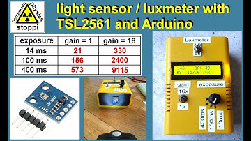 Light sensor TSL2561 with Arduino - Lichtsensor/Luxmeter TSL2561 mit Arduino