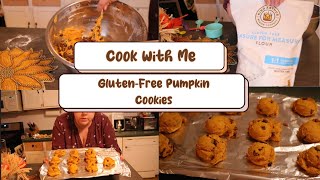 Cook with Me || Gluten Free and Dairy Free Pumpkin Cookies