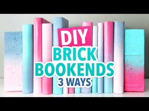 3 DIY Brick Bookends - HGTV Handmade