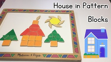 Learn Colours and Shapes with Pattern Blocks - Educational Video for Kids - Pretend Learn Play
