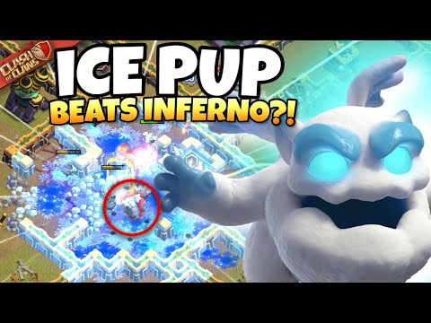 ICE PUP beats MULTI INFERNO in INSANE stroke of LUCK to save attack! Clash of Clans