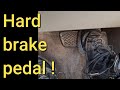 Lexus rx300 hard brake pedal p1351