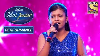 Niharika's Tranquil Performance On 'Piyu Bole' | Indian Idol Junior 2