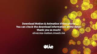 📌Clean Gold yellow side Particles Red Background | video material