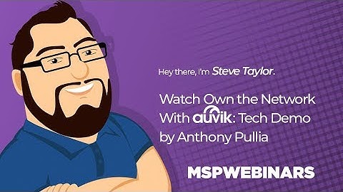 A Technical Demo of Auvik