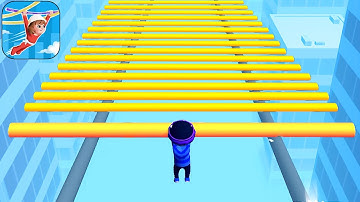 Satisfying Mobile Game: Roof Rails, Giant Rush, Crayon Rush, Ladder Masters, Layers Roll...