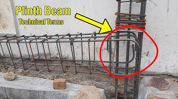Plinth Beam Technical Terms with Full Details | Practical Video |