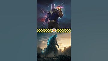 Thanos vs Godzilla 🔥