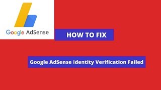 Google AdSense Identity Verification Failed | How to fix it | mmo tv