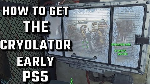 Fallout 4 How To Get The Cryolator Early PS5/PS4