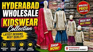 Hyderabad Wholesale Kidswear 😍 New Arrivals Russian Plazzo Garara Fancy Suits