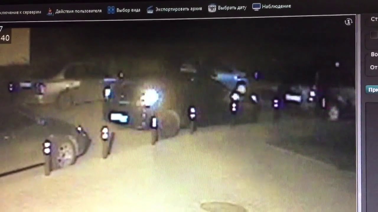 Разбитое стекло авто