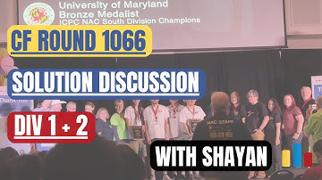 Codeforces Round 1066 (Div 1 + Div 2)  — Solution Discussion